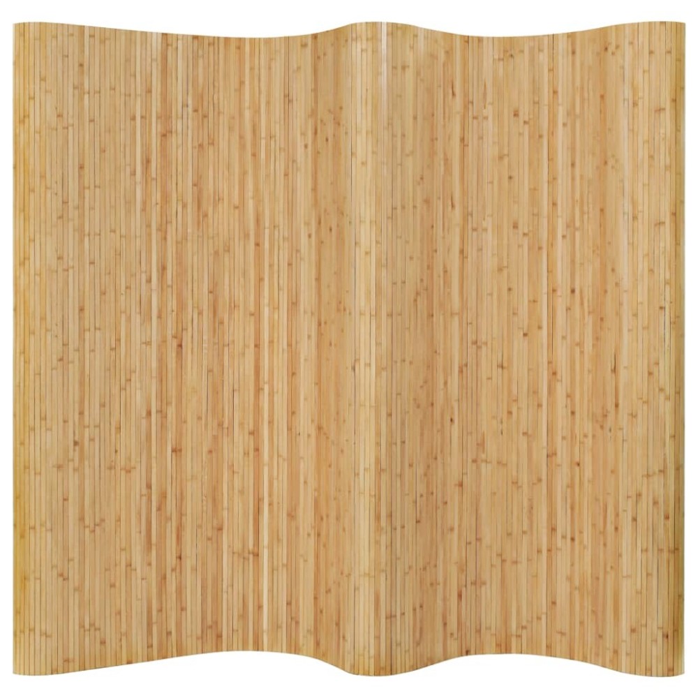 Room Divider Bamboo 250x165 cm Natural