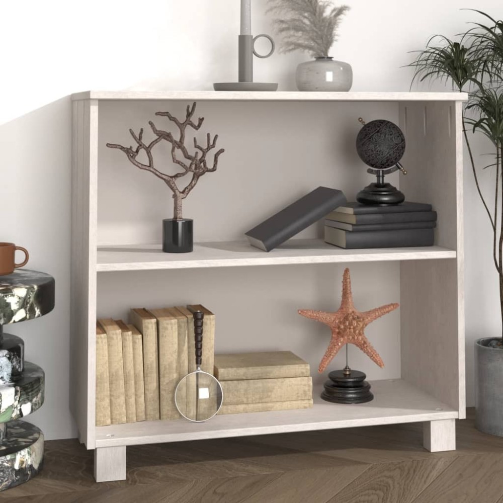 Sideboard HAMAR Honey Brown 85x35x80 cm Solid Wood Pine