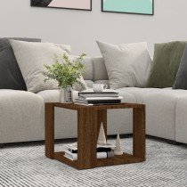 Coffee Table Brown Oak 40x40x30 cm Engineered Wood