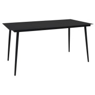 Garden Dining Table Black...