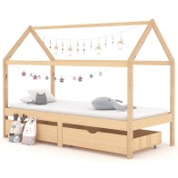 Kids Bed Frame with a...