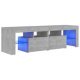 TV-Schrank mit LED-Beleuchtung Grau 140x36,5x40 cm
