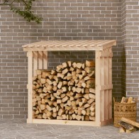 Firewood Rack Black...