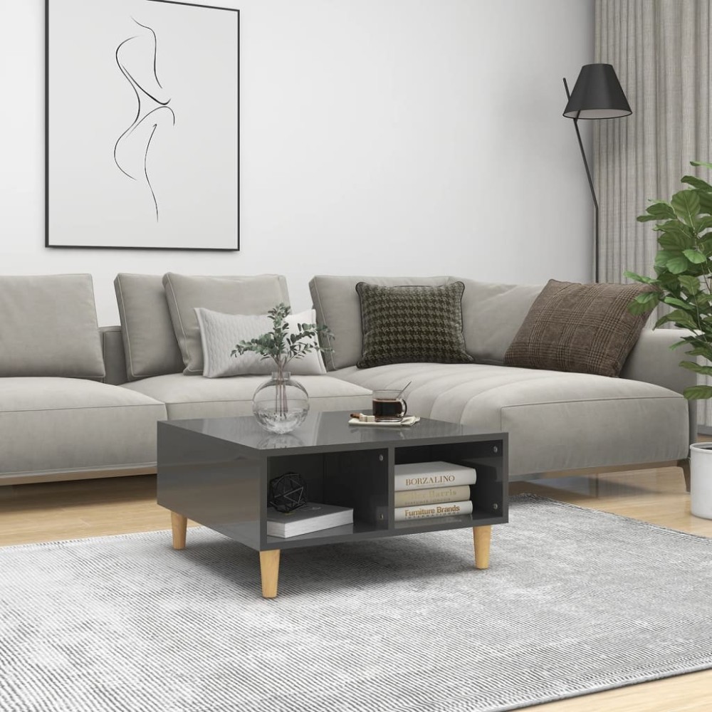 Coffee Table Grey Sonoma 60x60x30 cm Engineered Wood