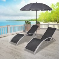 Sun Loungers with Umbrella...
