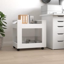 Desk Trolley Concrete Grey 60x45x60 cm Engineered Wood