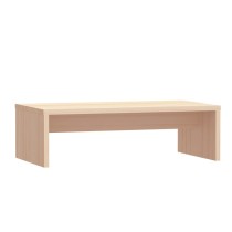 Monitor Stand White 50x27x15 cm Solid Wood Pine