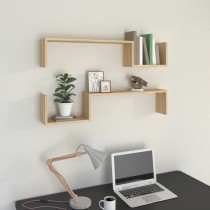 Wall Shelves 2 pcs Smoked...