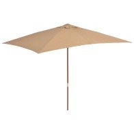 Parasol 200x300 cm Wooden...
