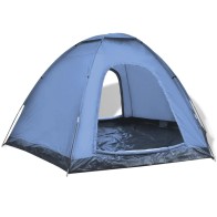 6-person Tent Blue and Yellow