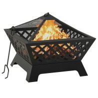 Fire Pit with Poker 64 cm...
