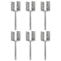 Fence Anchors 6 pcs Silver...