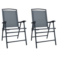Folding Garden Chairs 2 pcs...