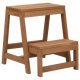 Foldable Step Stool Solid Firwood