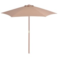 Parasol 270x270 cm Wooden...