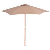 Parasol 270x270 cm Wooden...