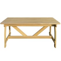 Garden Table 150x74x75 cm Impregnated Pinewood