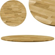 Table Top Solid Oak Wood...