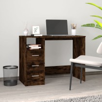 Desk with Drawers Black...