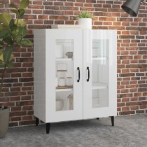 Sideboard High Gloss White 69.5x34x90 cm Engineered Wood