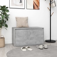 Hall Bench 80x40x45 cm Grey...