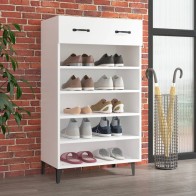 Shoe Cabinet Concrete Grey...