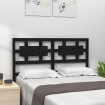 Bed Headboard White 105.5x4x100 cm Solid Wood Pine