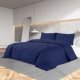 Duvet Cover Set Bordeaux 220x240 cm Cotton