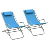 Rocking Chairs 2 pcs Steel...