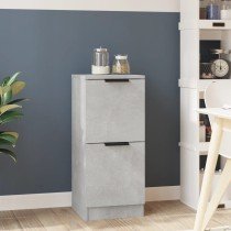 Sideboards 2 pcs Black 30x30x70 cm Engineered Wood