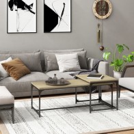 Coffee Tables 2 pcs Grey...