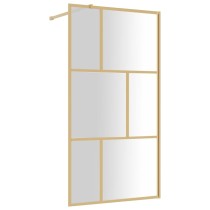 Walk-in Shower Wall with Clear ESG Glass Red 90x195 cm