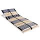 Slatted Bed Base with 42 Slats 7 Zones 120x200 cm