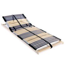 Slatted Bed Base with 42 Slats 7 Zones 120x200 cm