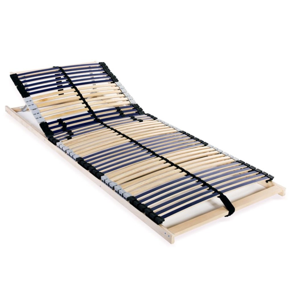 Lattenrost mit 42 Latten 7 Zonen 100×200 cm
