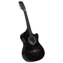 Western Acoustic Cutaway Guitar with 6 Strings 38 Basewood