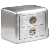 Aviator End Table with 2...