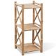 4-Tier Square Bamboo Shelf