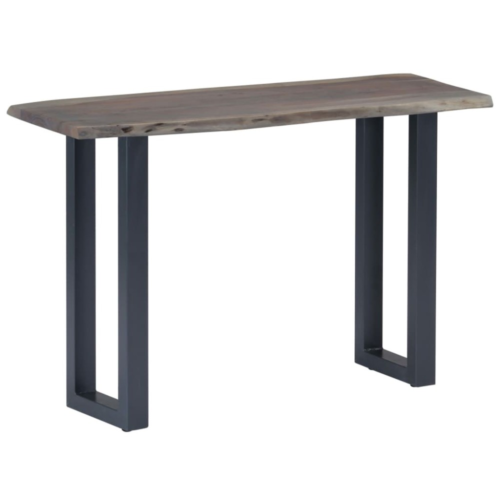 Console Table 115x35x76 cm Solid Aacia Wood and Iron