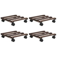 Plant Rollers 4 pcs Cedar...
