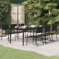 Garden Dining Table Black...
