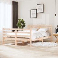 Bed Frame Solid Wood...