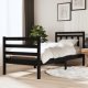 Bed Frame Solid Wood 140x190 cm