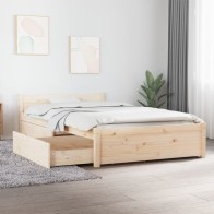 Bed Frame with Drawers...