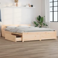 Bed Frame with Drawers...