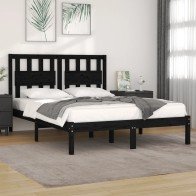 Bed Frame Solid Wood Pine...