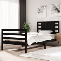 Bed Frame Solid Wood Pine...