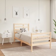 Bed Frame Solid Wood...