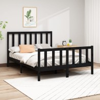 Bed Frame Solid Wood Pine...