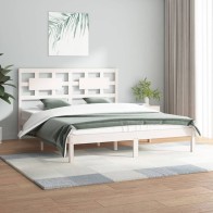 Bed Frame Solid Wood Pine...